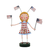 (58975) Lori Mitchell Fannie's Flags, 6.50 Inch, July 4Th Patriotic Flags 15518