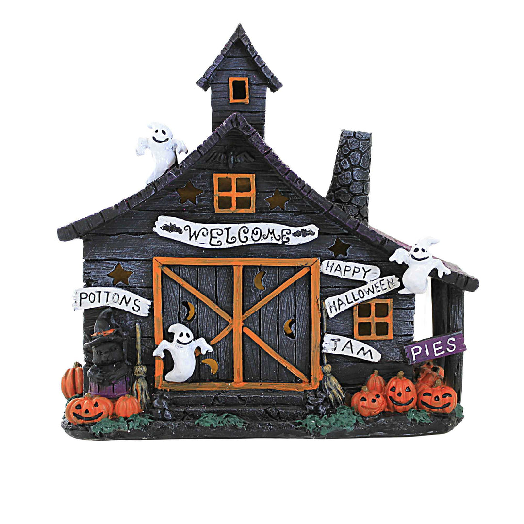 black cat haunted house