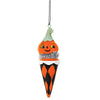 Transpac Checkered Cone Halloween - - SBKGifts.com