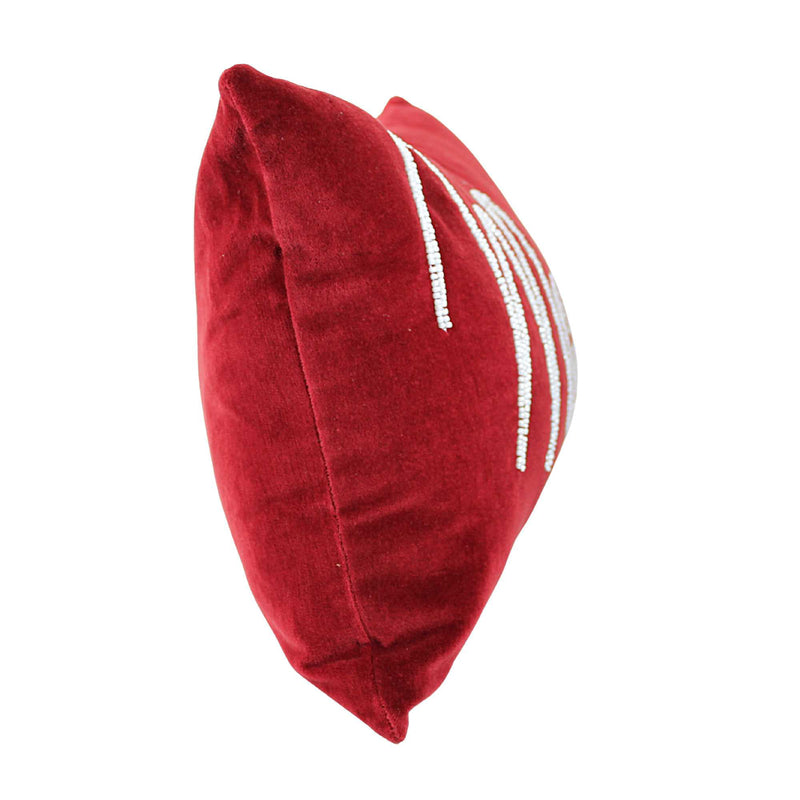 C & F Merry Ruby Velvet Pillow - - SBKGifts.com