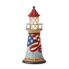 (59040) Jim Shore Let Freedom Shine, 10.00 Inch, Patriotic Led Light House 6012434