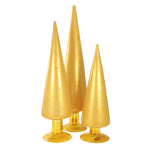 18.00 Inch Elegant Golden Trees Set Of Three Golden3 (59088)