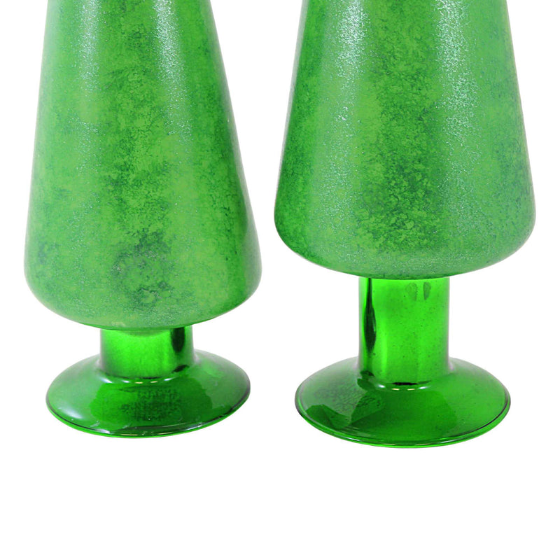 Christmas Festive Green Trees St/2 - - SBKGifts.com