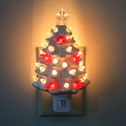 Roman White Tree Night Light - - SBKGifts.com