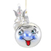 (59150) De Carlini Angel Sitting On Silver Moon, 5.25 Inch, Ornament Italian  Christmas Vn9033