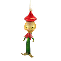 (59151) De Carlini Party Worm Ii, 6.50 Inch, Ornament Italian Christmas Vn9029