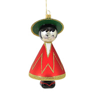 (59198) De Carlini Latin American Man, 6.00 Inch, Ornament Italian Latino Amigo Vn9031