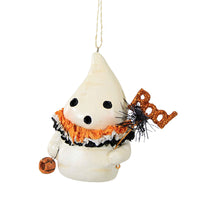 (59199) Bethany Lowe Little Boo With Boo, 3.00 Inch, Halloween Ghost Pumpkin Ma2090