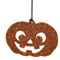 (59207) Bethany Lowe Spooky Silhouette, 2.50 Inch, Halloween Glittered Tin Ornament Tf9136