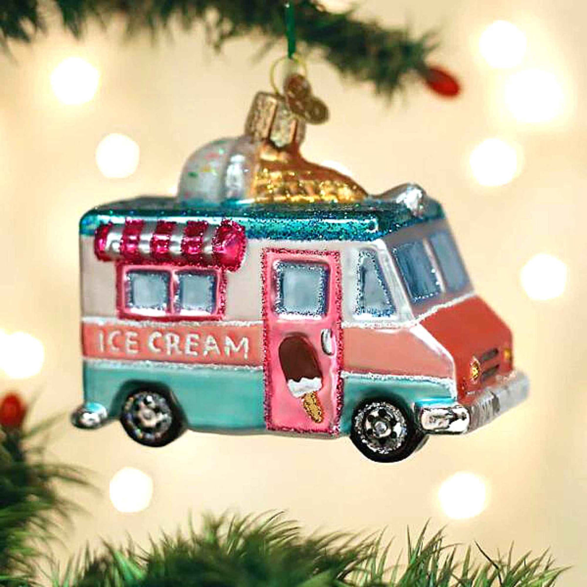 Old World Christmas Ice Cream Truck - - SBKGifts.com