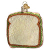 (59268) Old World Christmas Ham And Cheese Sandwich, 3.25 Inch, Ornament Bread Lunch 32582