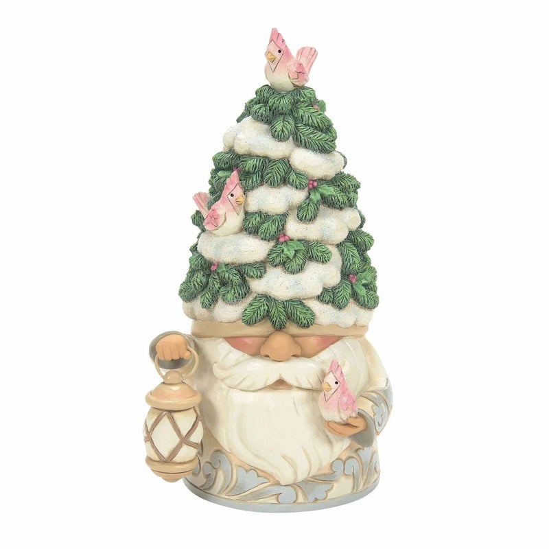 (59326) Jim Shore Fir-Ever Festive, 7.25 Inch, Fir Tree Birds Gnome 6012682