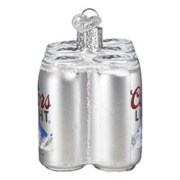 Old World Christmas Coors Light Six Pack - - SBKGifts.com