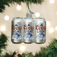 Old World Christmas Coors Light Six Pack - - SBKGifts.com