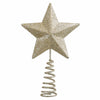 (59349) Old World Christmas Mini Star Tree Topper, 6.50 Inch, Gold Finial Spiral Base 89766