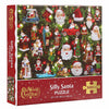 (59351) Old World Christmas Silly Santa Puzzle, 24.00 Inch, Iconic 500 Piece Jigsaw 14401