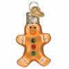 (59359) Old World Christmas Mini Gingerbread Man, 2.00 Inch, Gumdrops Series  Green Hook 87003