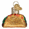 (59360) Old World Christmas Mini Taco, 1.25 Inch, Gumdrops Collection Tortilla Meat 87005