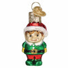 (59365) Old World Christmas Mini Elf, 2.00 Inch, Ornament Santa's Helper 86501