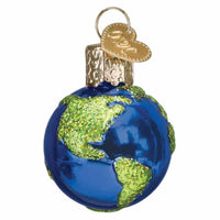 (59368) Old World Christmas Mini Planet Earth, 1.50 Inch, Gumdrops Collection Solar System 86251