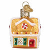 (59388) Old World Christmas Mini Gingerbread House, 2.00 Inch, Gumdrops Collection Candy 86000