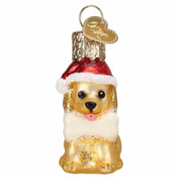 (59389) Old World Christmas Mini Jolly Pup, 2.00 Inch, Gumdrops Collection Canine Dog 85254