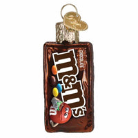 (59390) Old World Christmas Mini M&M's Bag, 2.25 Inch, Gumdrops Collection Candy Mars 87013.