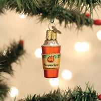 Old World Christmas Mini Pumpkin Spice Latte - - SBKGifts.com