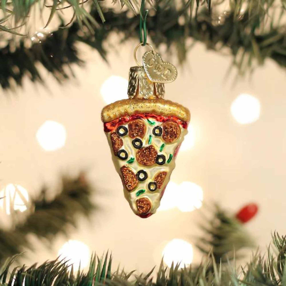 Old World Christmas Mini Pizza Slice - - SBKGifts.com