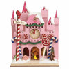 (59411) Old World Christmas Santa's Magic Castle, 5.25 Inch, Lollipop Gingerbread Man Clock 80053