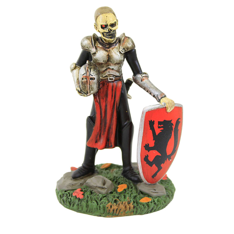 3.50 Inch The Mad Knight Of Calvario Halloween Village Shield Helmet 6011445 (59430)