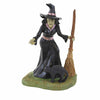 (59431) Department 56 Villages Double Trouble, 3.75 Inch, Halloween Witch Black Cat 6012289