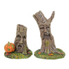 (59459) Department 56 Villages Scary Stumps, 4.00 Inch, Spooky Leaves Pumpkin Tree 6012295