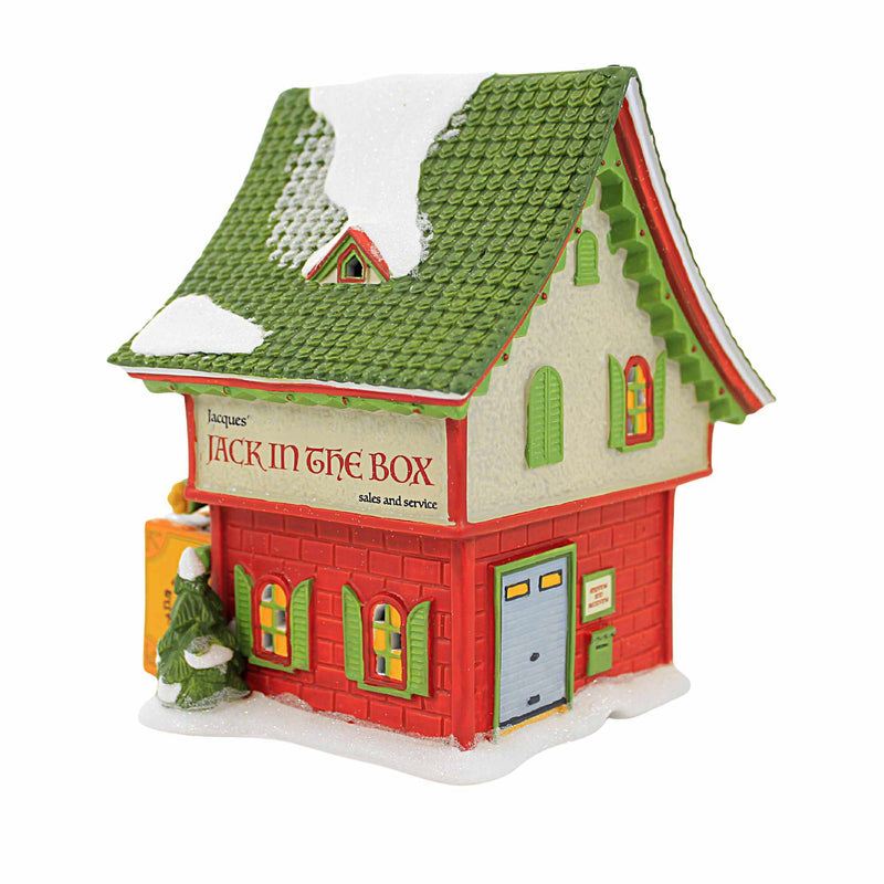 Department 56 Villages Jacque's Jack In The Box Shop - - SBKGifts.com