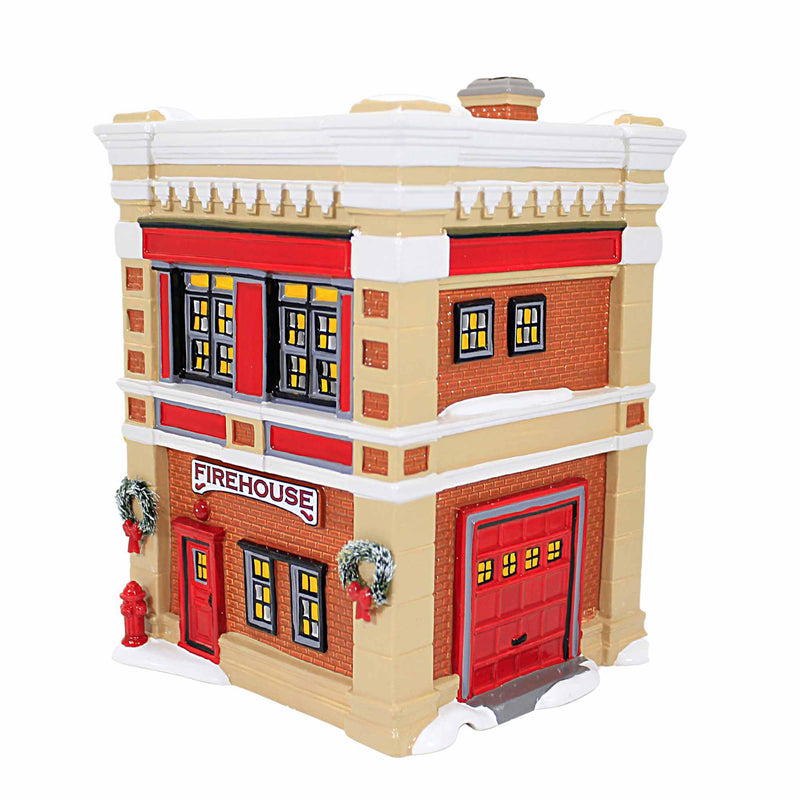 Department 56 Villages Engine 223 Firehouse - - SBKGifts.com