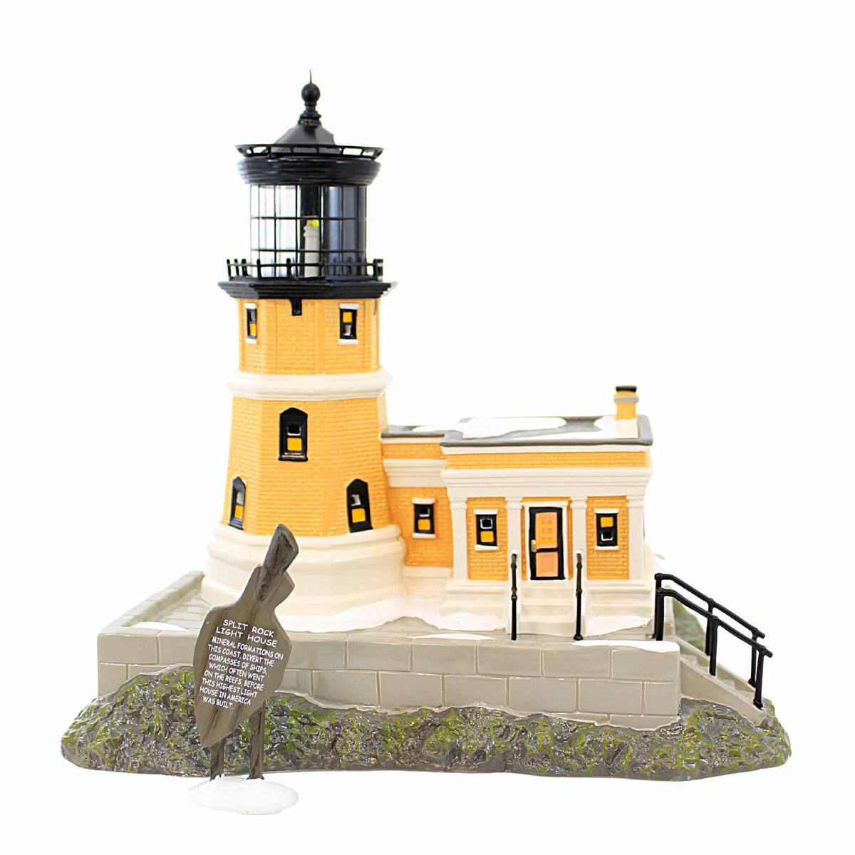 (59508) Department 56 Villages Split Rock Lighthouse, 11.00 Inch, Snow Village Two Harbours, Mn 6011420