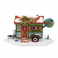 (59517) Department 56 Villages Perch Palace, 4.75 Inch, Snow Village Trailer Shop 6011418