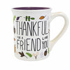 (59524) Enesco Thankful For A Friend Mug, 4.50 Inch, Acorns Leaves Flowers 6012547