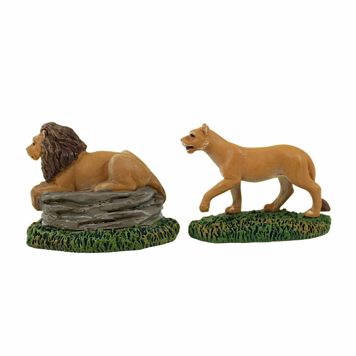 Department 56 Villages Zoological Garden's Lions - - SBKGifts.com