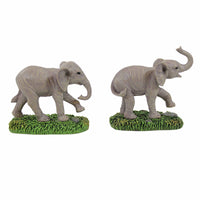 Department 56 Villages Zoological Garden's Elephants - - SBKGifts.com