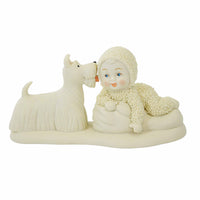 (59589) Snowbabies Who's In My Bed, 2.50 Inch, Puppy Sleep Lick 6012336