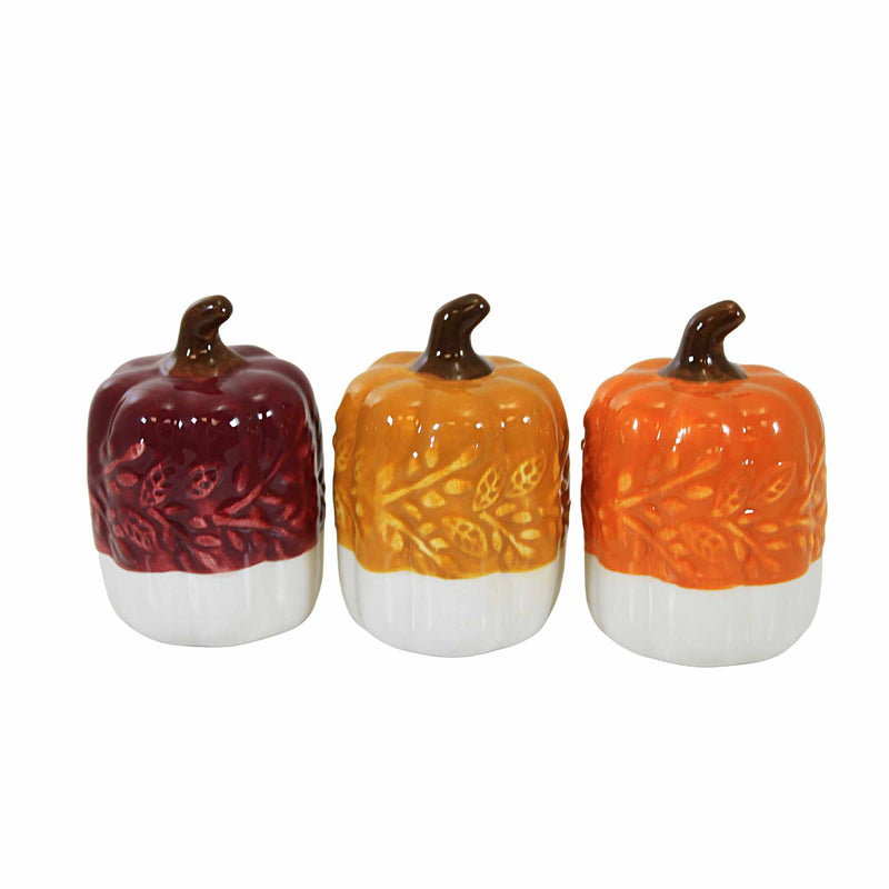 Ganz Fall Pumpkin Figurines Set/3 - - SBKGifts.com