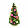 (59715) Cody Foster Bright Bottle Brush Christmas Tree Shatterproof Ornaments, 10.50 Inch, Centerpiece Holiday Decoration Msr367br-Small