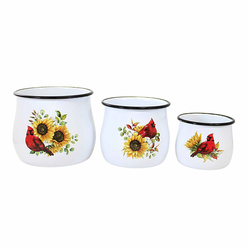 Ganz Cardinal Planter Set - - SBKGifts.com