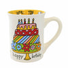 (59775) Enesco Happy Birthday You Mug, 4.50 Inch, Cake Candles 6013256