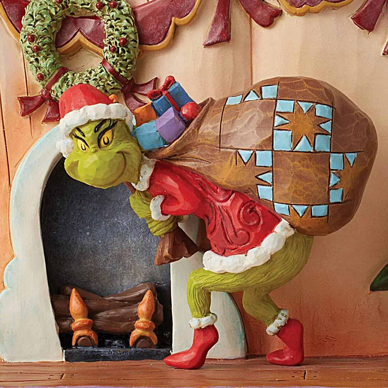 Jim Shore Grinch Stealing Presents Story - - SBKGifts.com