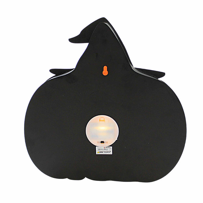 Roman Happy Halloween Lighted Pumpkin - - SBKGifts.com