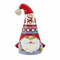 (59808) Jim Shore Cozy Winter, 8.50 Inch, Nordic Noel Gnome Flap Hat 6012893