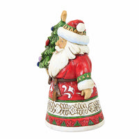 Jim Shore Santa Holding Tree Mini - - SBKGifts.com