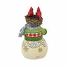 Jim Shore Snowman With Nest On Head Mini - - SBKGifts.com